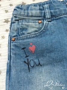Detalle Jeans I LOVE YOU