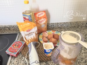 Ingredientes bizcocho